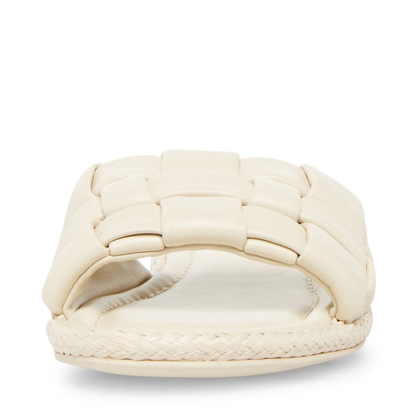 Cream Steve Madden Brina Women's Slides | PH 5169QDB